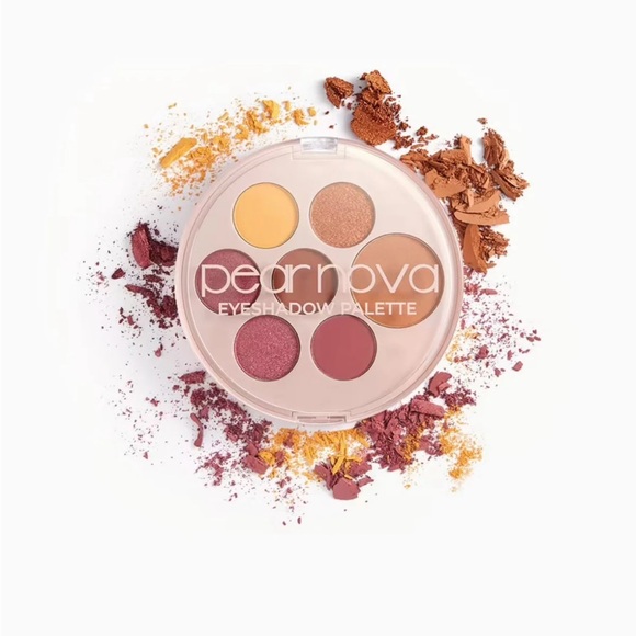 Pear Nova Eyeshadow Palette - Bold Yellow, Gold, and Pink Tones - Picture 1 of 6